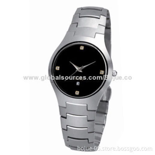 Fashionable High-quality New Waterproof Sports Male Tungsten Steel Watches, Quartz Movement